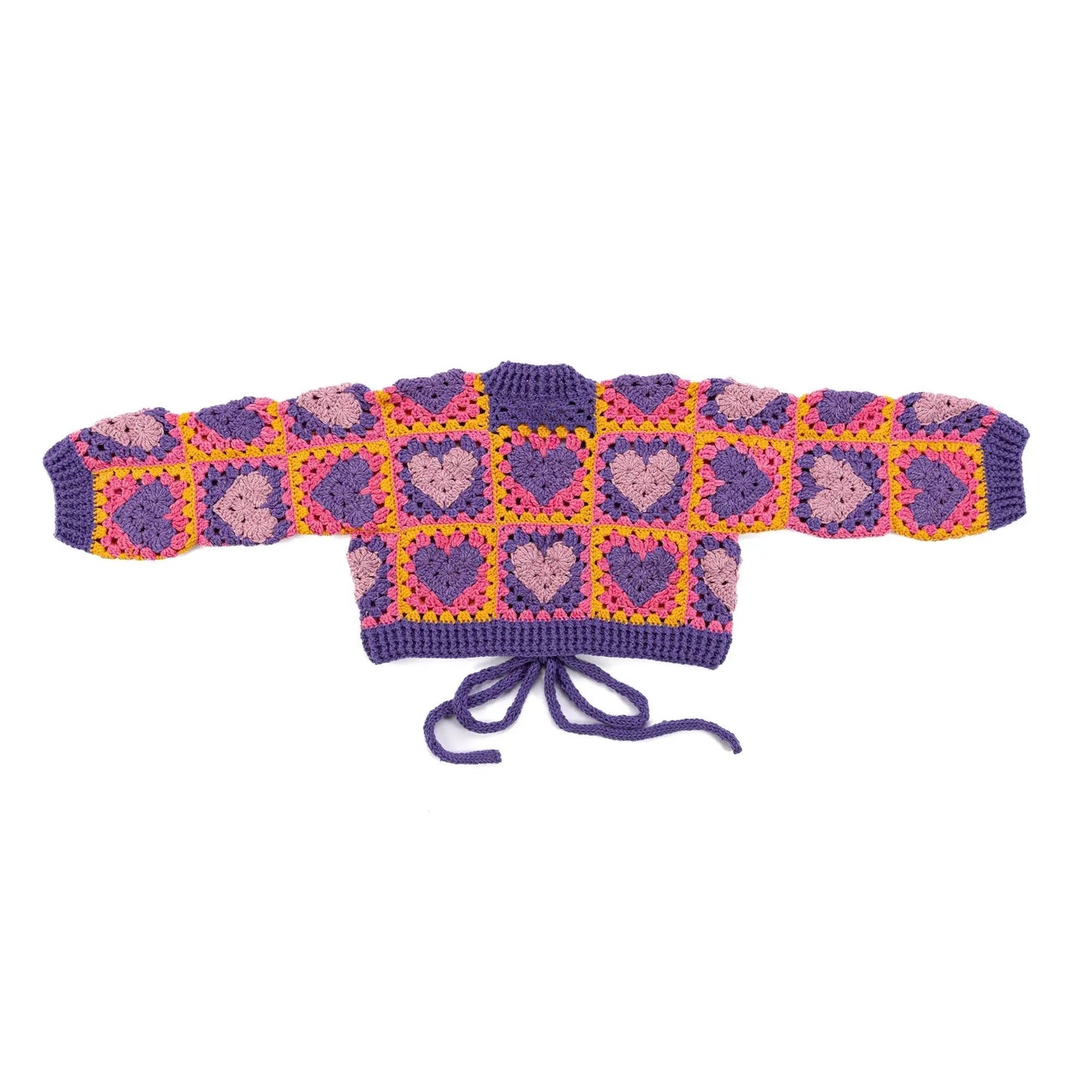 Red Heart Wrapped in Love Crochet Cardigan