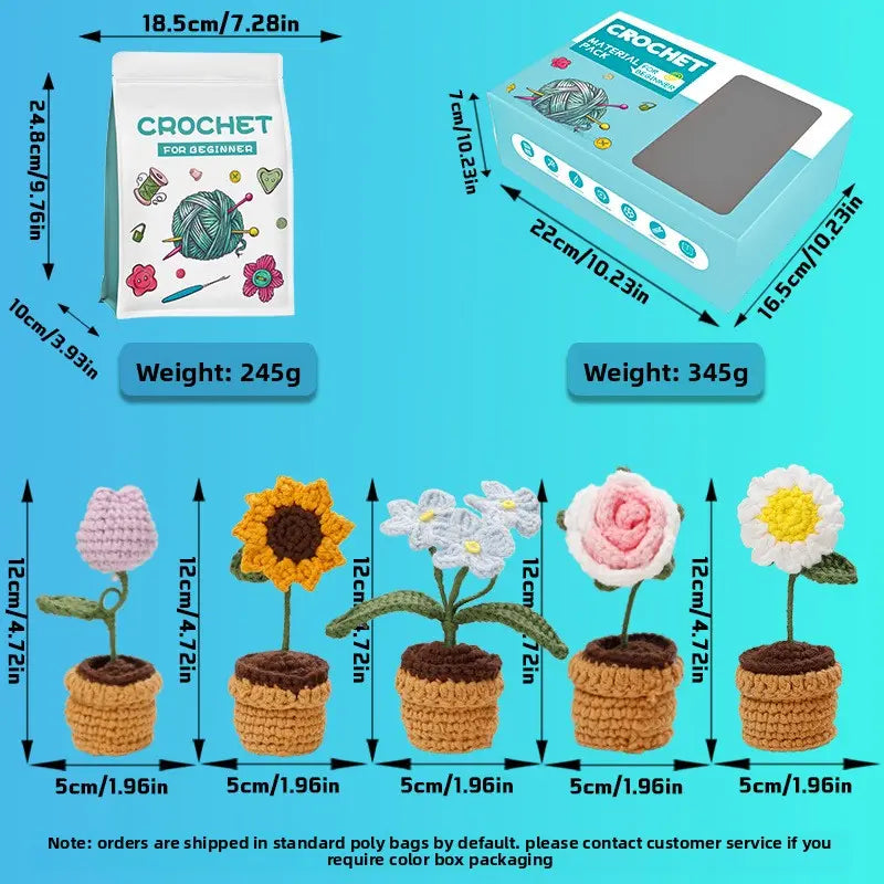 Crochet DIY Kit with English Video Tutorial