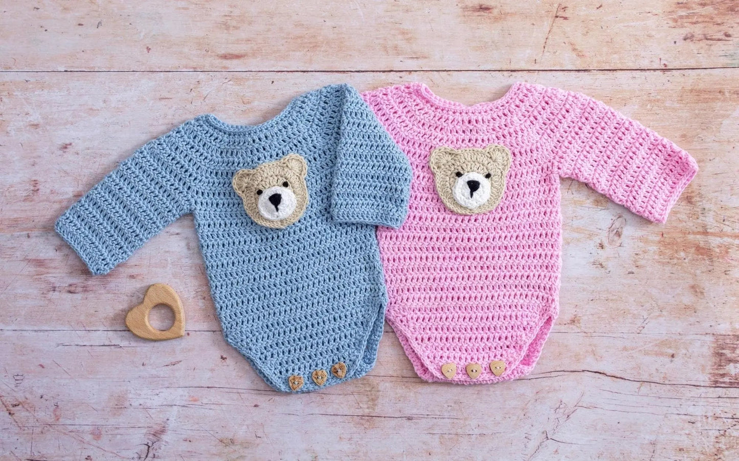 🧸✨ Crochet Baby Bear Set (5 Patterns + Videos) 👶🧶