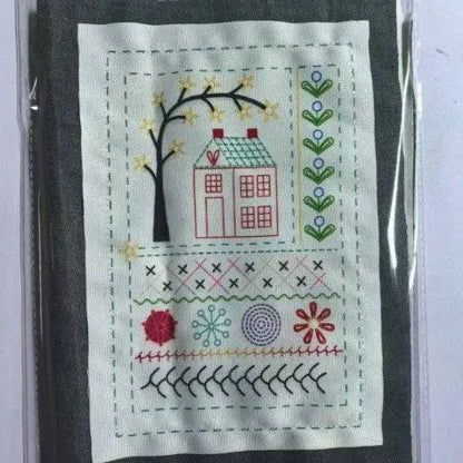 Embroidery Stitch Guide Book with Needlework Kit