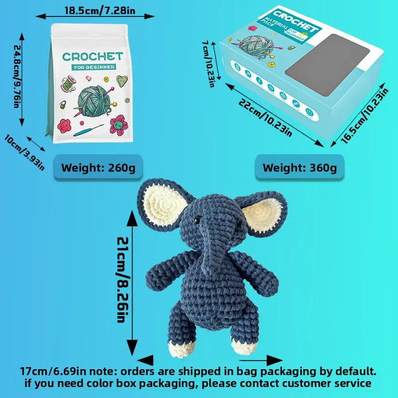 Crochet DIY Kit with English Video Tutorial