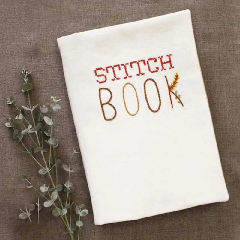 Embroidery Stitch Guide Book with Needlework Kit