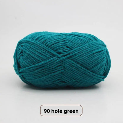 Five-Strand Milk Cotton Yarn for Knitting and DIY Crafts
