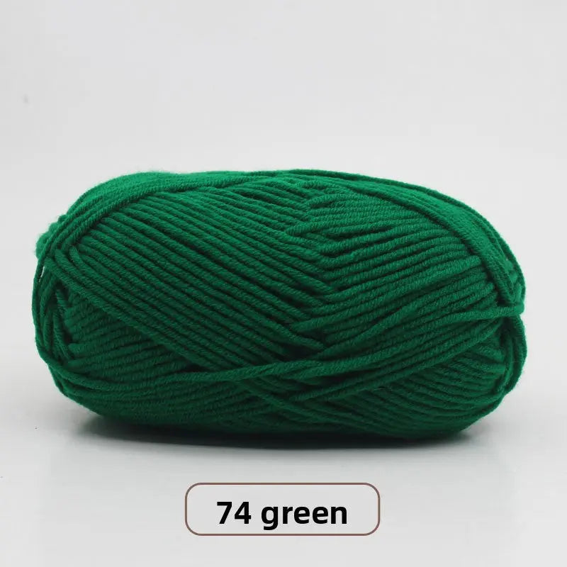 Five-Strand Milk Cotton Yarn for Knitting and DIY Crafts