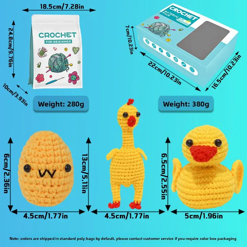 Crochet DIY Kit with English Video Tutorial