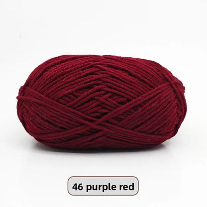 Five-Strand Milk Cotton Yarn for Knitting and DIY Crafts