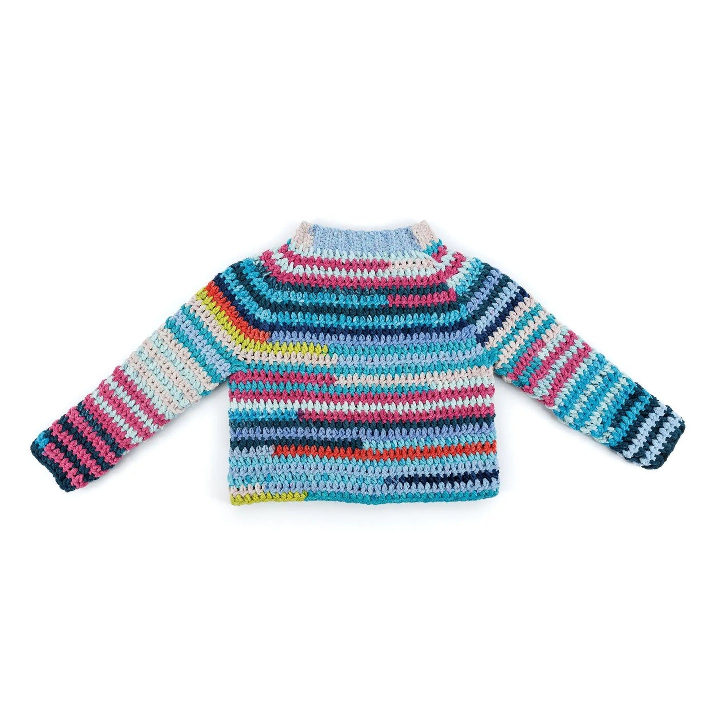 Bernat Patchwork Crochet Pullover