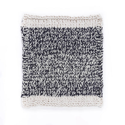 Bernat Go With the Flow Table Knit Blanket