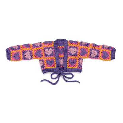 Red Heart Wrapped in Love Crochet Cardigan
