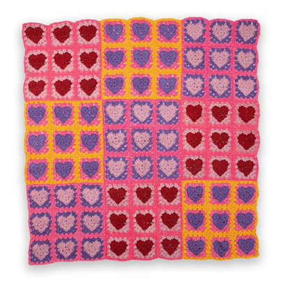 Red Heart Crochet Lots ’O Love Blanket