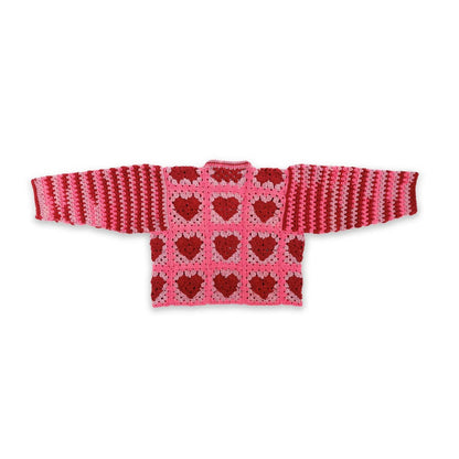 Red Heart Crochet Party Hearty Cardi