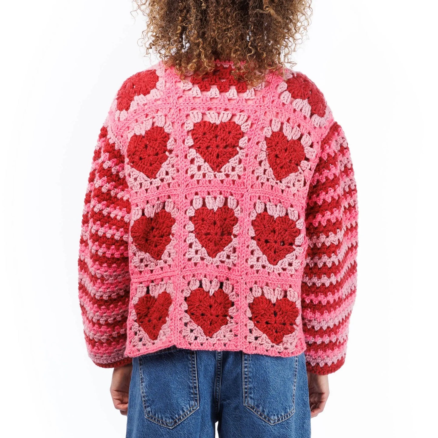 Red Heart Crochet Party Hearty Cardi