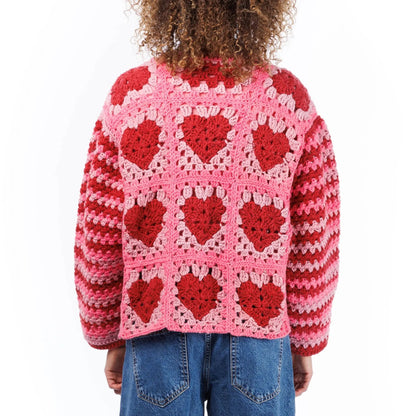 Red Heart Crochet Party Hearty Cardi