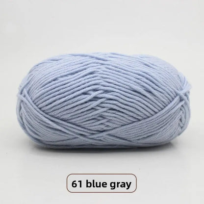 Five-Strand Milk Cotton Yarn for Knitting and DIY Crafts