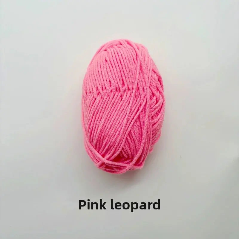 Five-Strand Milk Cotton Yarn for Knitting and DIY Crafts
