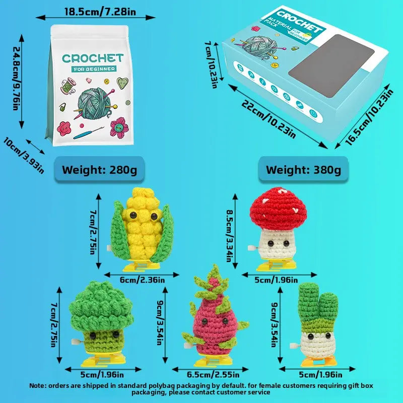 Crochet DIY Kit with English Video Tutorial