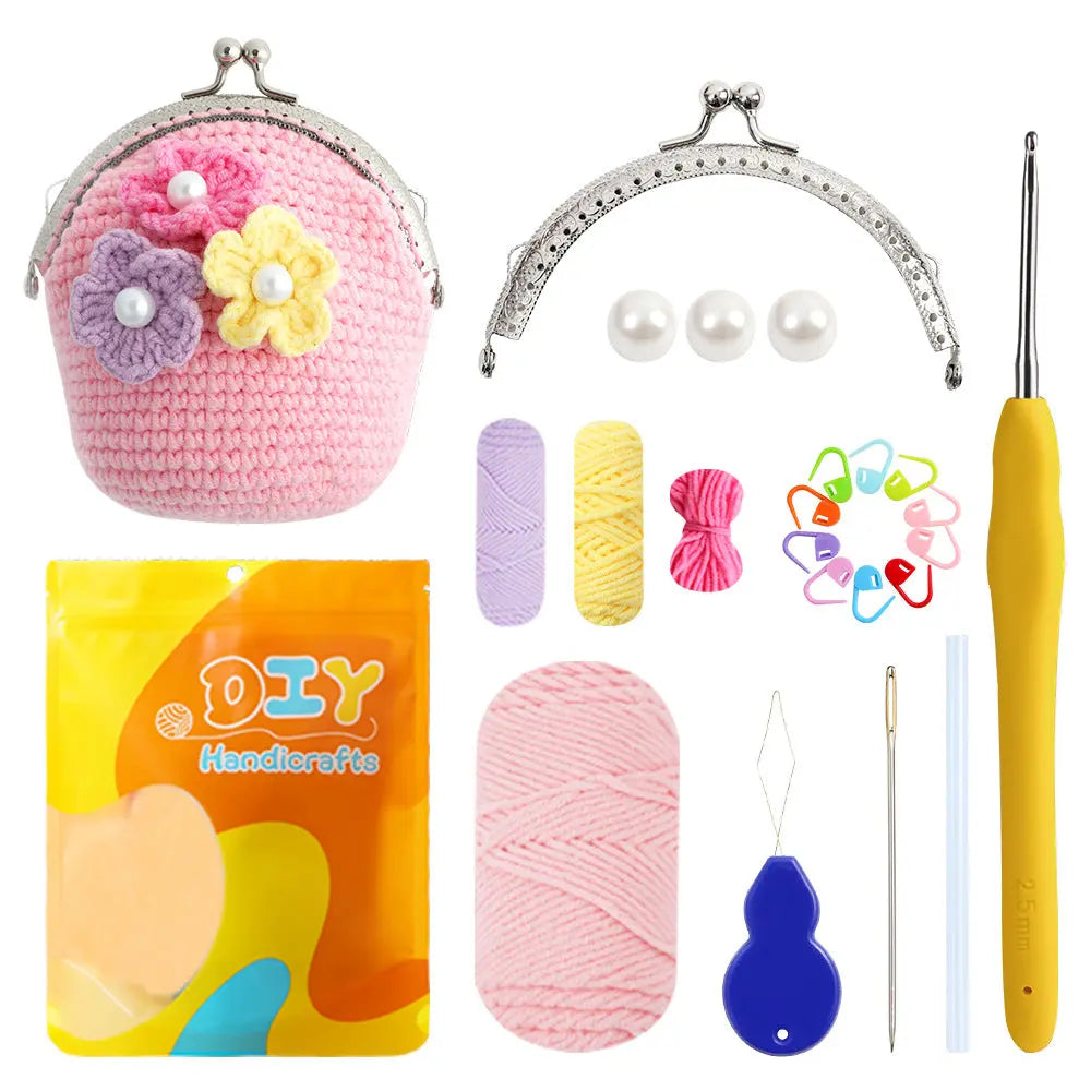 Doll crochet material kit