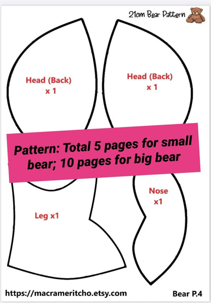 Ultimate DIY Teddy Bear Sewing Pattern (PDF) + Step-by-Step Video Tutorial – Instant Download!