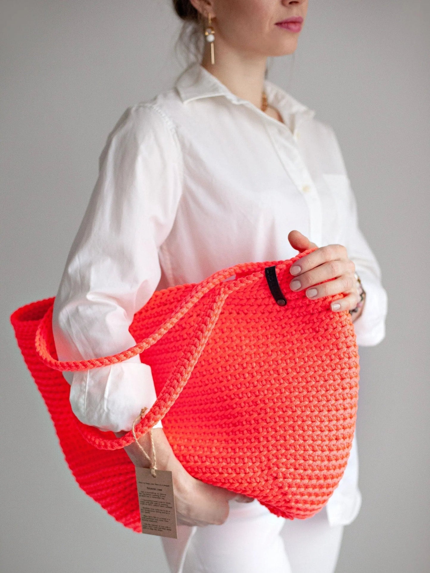 Crochet Bag Pattern XXL size Bag, Pattern PDF