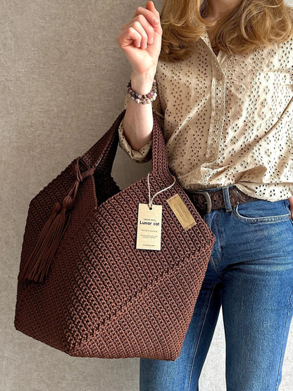 Reusable Crochet Tote Bag Pattern