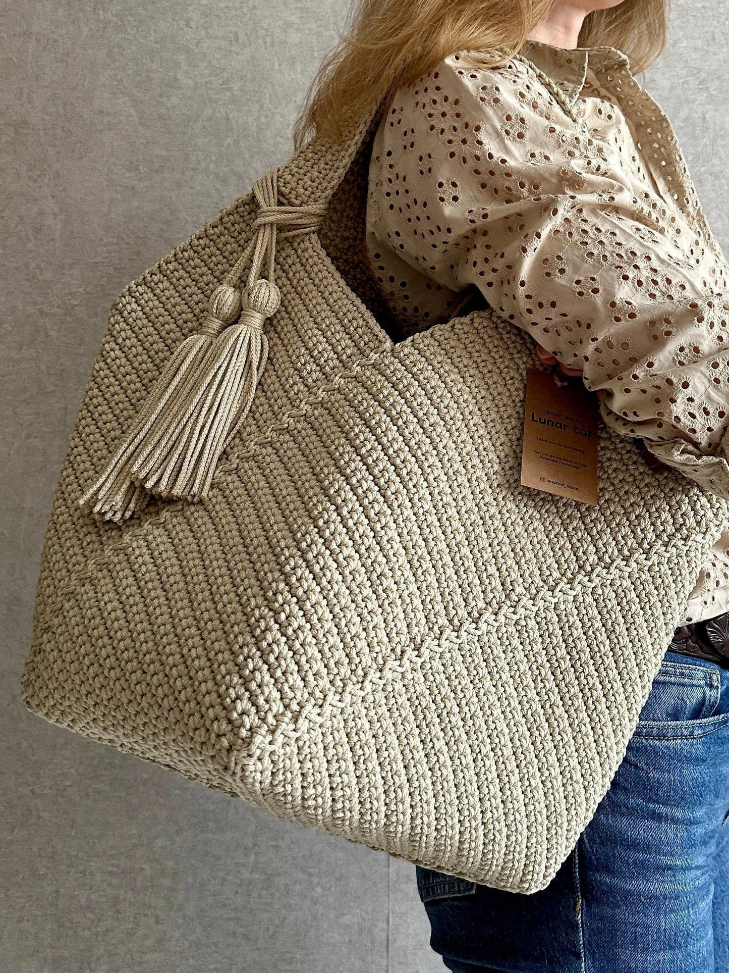 Reusable Crochet Tote Bag Pattern