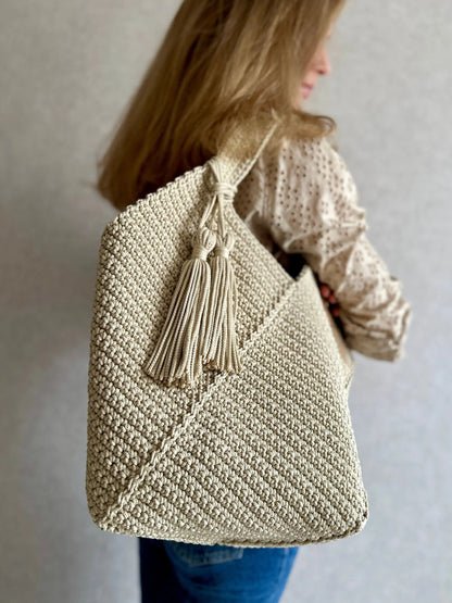 Reusable Crochet Tote Bag Pattern