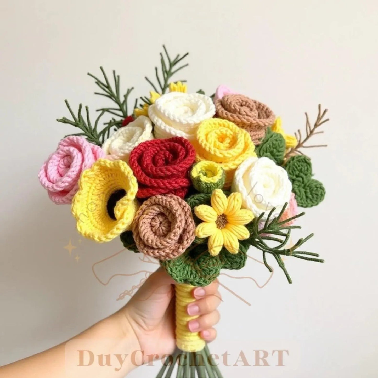 50 In 1 Flower Crochet Pattern Bundle